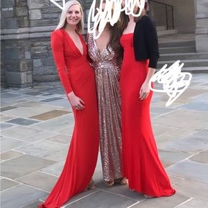 Nookie Farrah gown in red